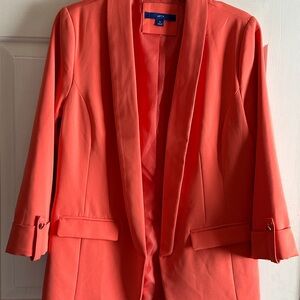 Women's Orange Blazer